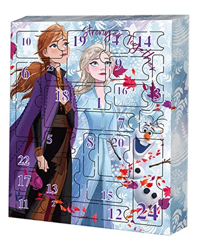 Disney WD20576 Calendario adviento Con joyas de Frozen 2, Violett (Cranberry), One Size von Disney Frozen