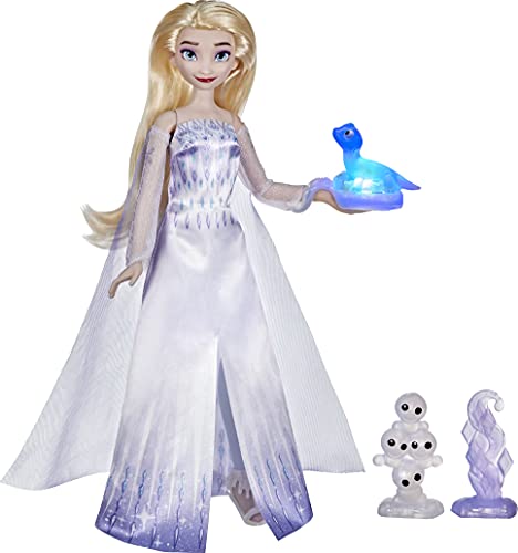 Disney Frozen 2 Talking ELSA and Friends, ELSA Doll with Over 20 Sounds and Phrases, Fashion Doll Accessories, Toy for Kids 3 and Up, Multicolor, F2230 von Disney