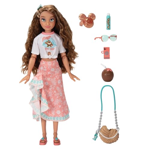 Disney Ily 4ever Vaiana Modepuppe mit Zubehör, 29 cm, 13 Bewegungspunkte, offiziell lizenziert von Jakks Pacific. Komplett mit kombinierbarem Zubehör und glitzerndem Micky-Ring! von Disney ILY 4ever