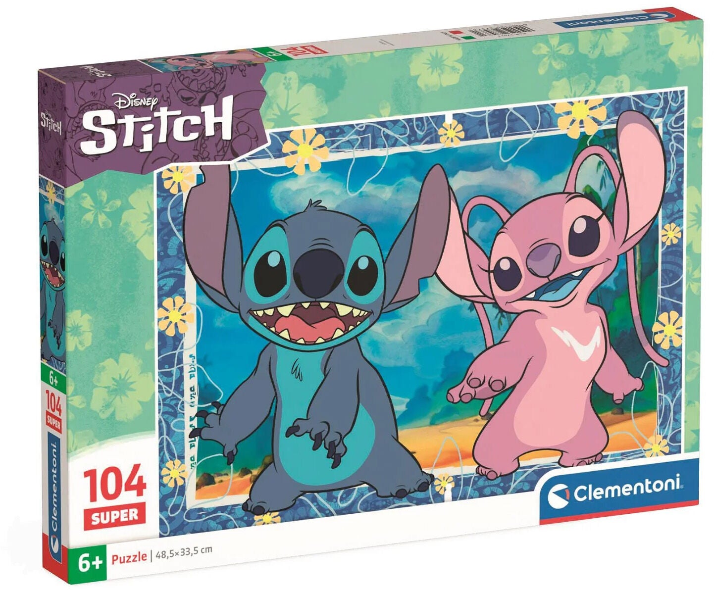 Clementoni Disney Stitch Super Puzzle 104 Teile von Disney Lilo & Stitch