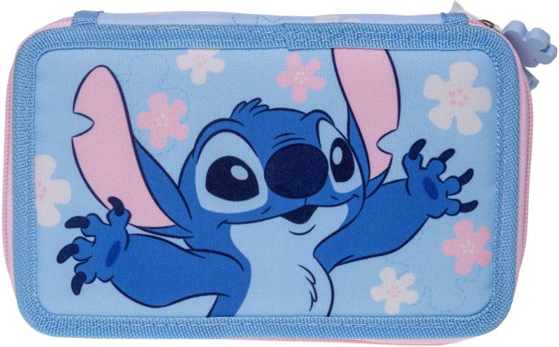 Disney Lilo and Stitch Doppel-Federmäppchen, Hellblau von Disney Lilo & Stitch