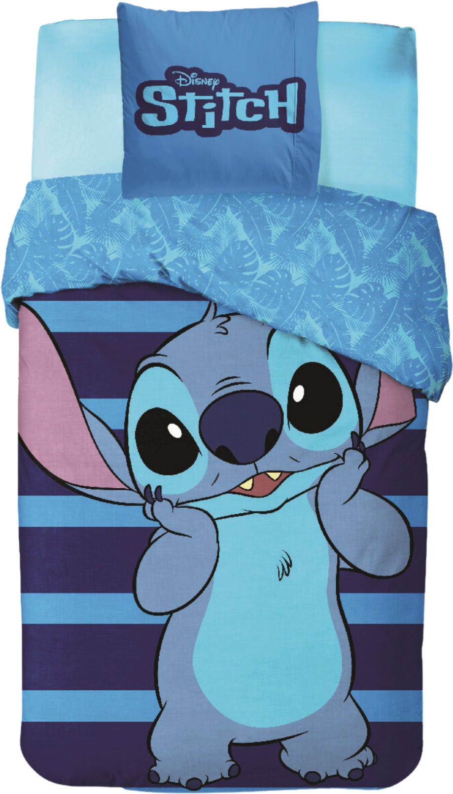 Disney Lilo &  Stitch Bettwäsche 140x200 cm, Blau von Disney Lilo & Stitch