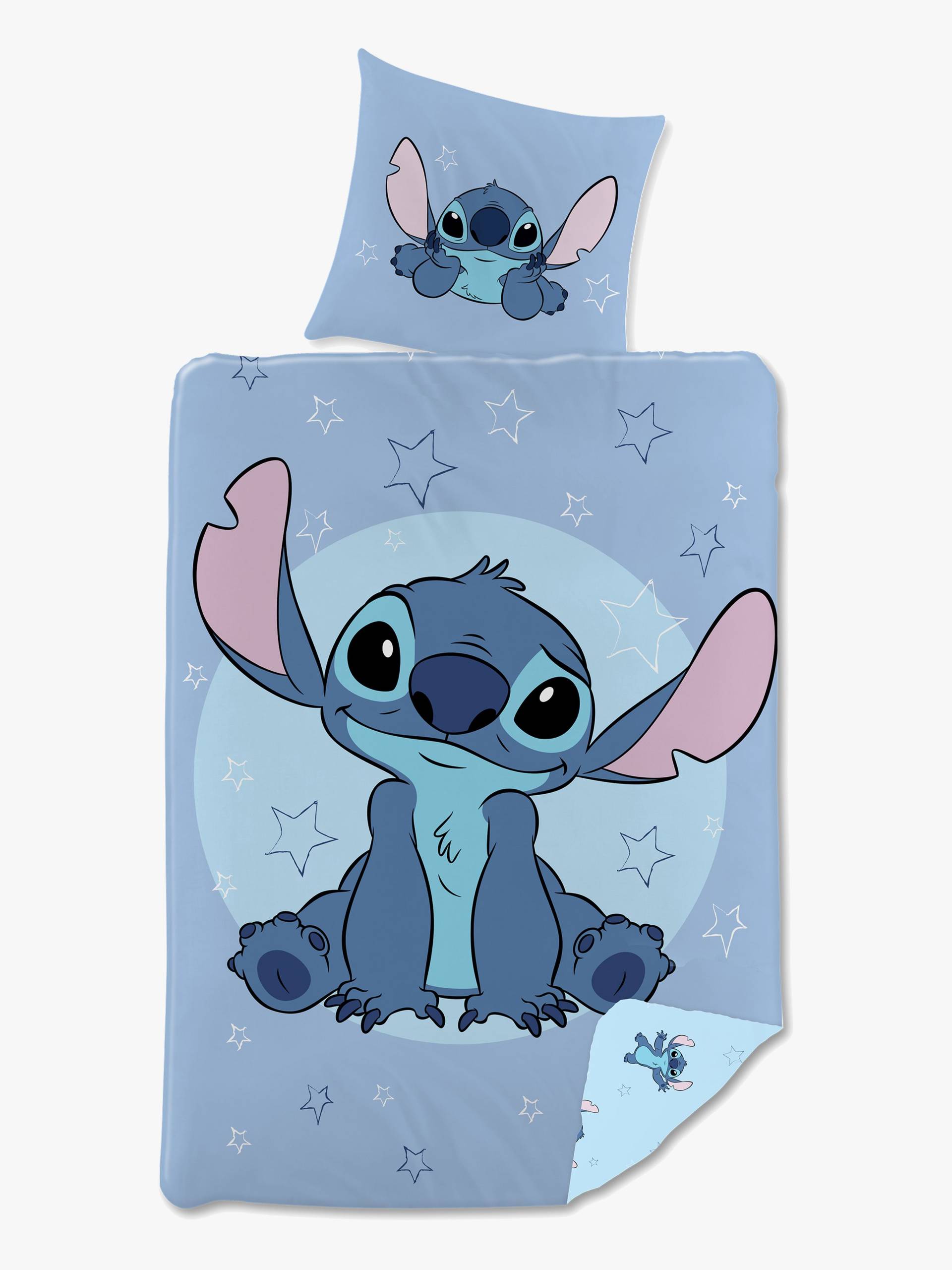 Disney Lilo &  Stitch Bettwäsche 140x200 cm, Blau von Disney Lilo & Stitch