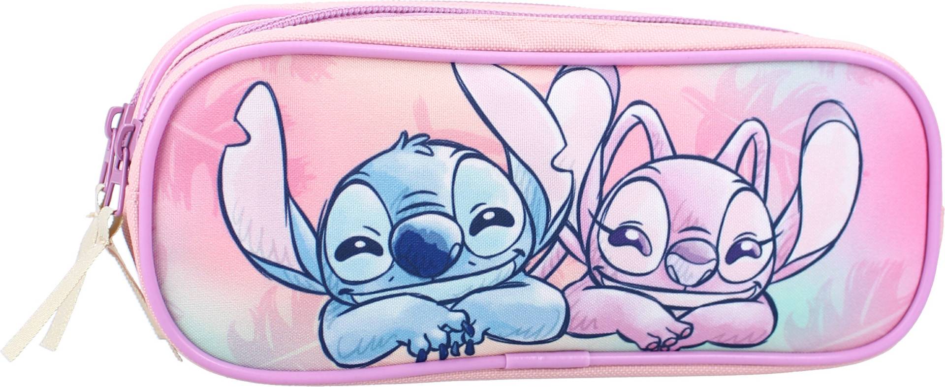 Disney Lilo &  Stitch Doppel-Federmäppchen Wild Energy, Rosa von Disney Lilo & Stitch