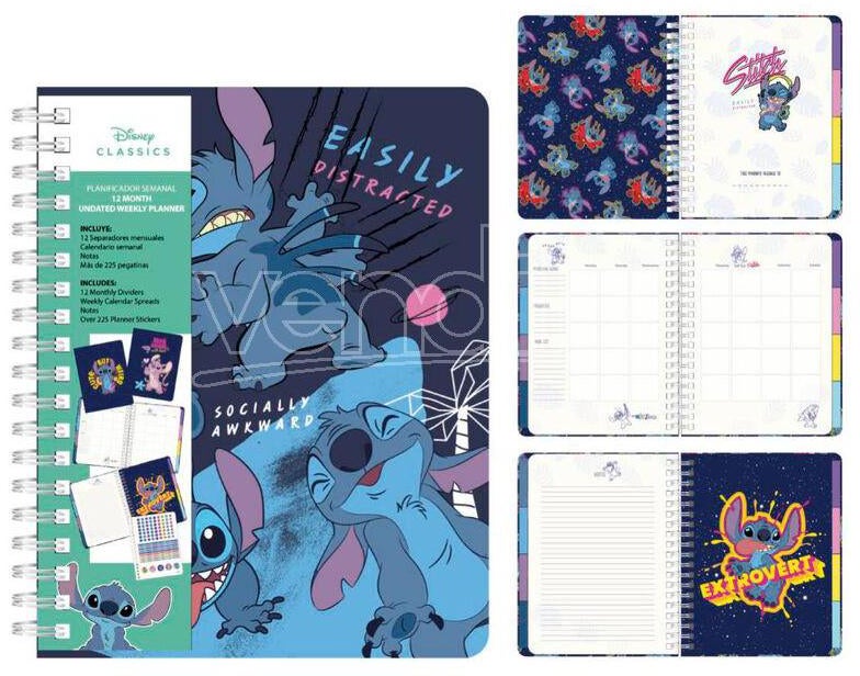 Disney Lilo &  Stitch Weekly Planner Kalender von Disney Lilo & Stitch