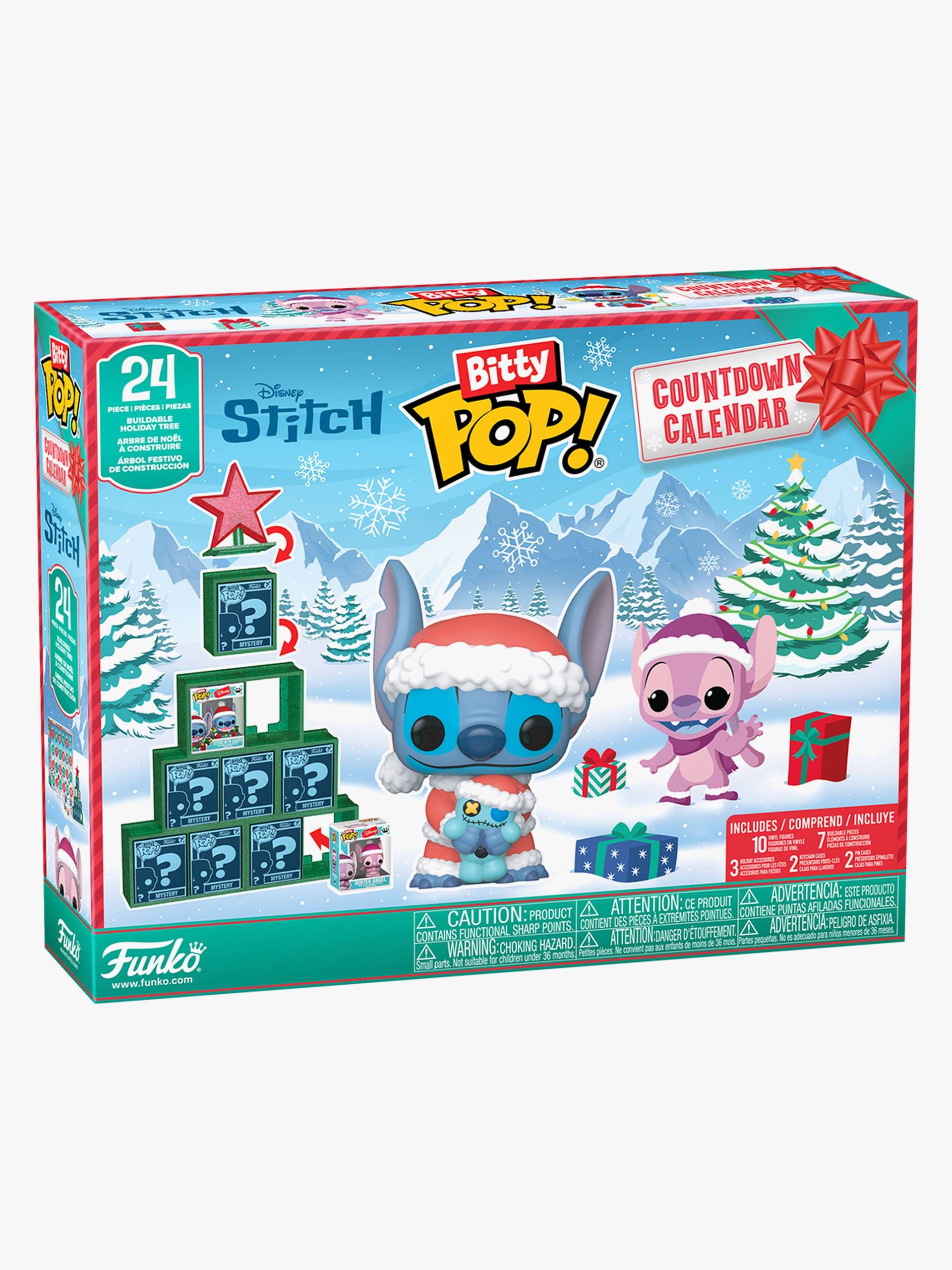Funko Bitty Adventskalender Disney Stitch Holiday von Disney Lilo & Stitch