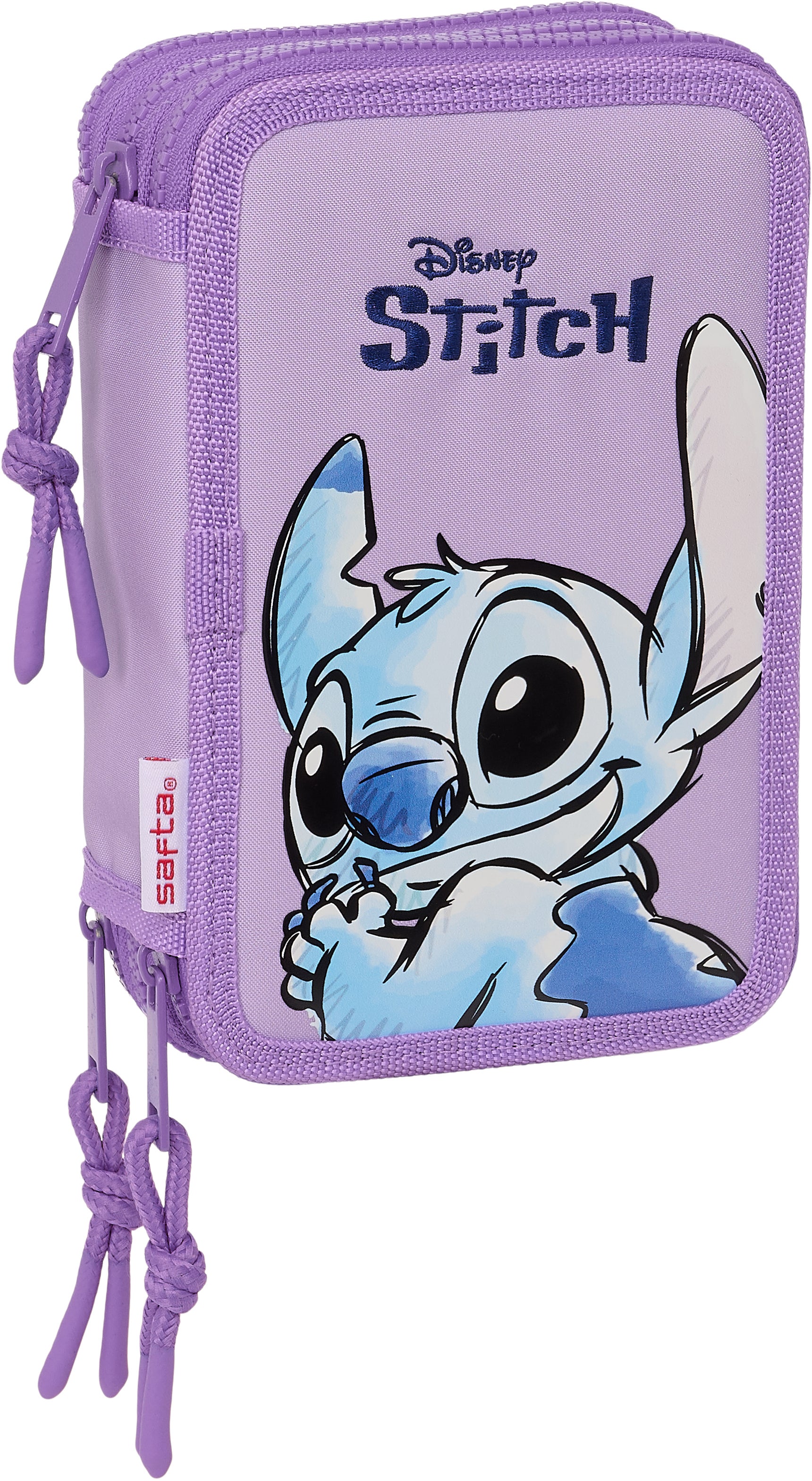 Stitch Sweet Dreifach-Federmäppchen, Lila Stitch Sweet Dreifach-Federmäppchen, Lila von Disney Lilo & Stitch