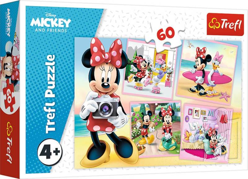 Trefl Disney Puzzle Minnie Maus 60 Teile von Disney Minnie Maus
