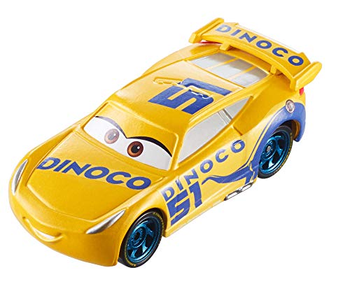 Disney Pixar Cars Mattel – GNY94 Cast Farbwechsel Fahrzeug im Maßstab 1:55 – Dinoco Cruz Ramirez von Disney Pixar Cars