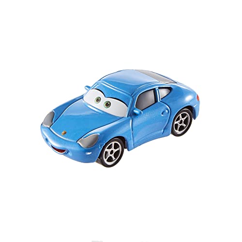 Mattel Disney Cars FJH98 "3 Die-Cast Sally Carrera" Fahrzeug, Black von Disney Pixar Cars
