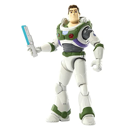 Buzz Lightyear HHJ79 - Space Ranger Alpha-Anzug Buzz Lightyear Figur, authentische Actionfigur ca. 13 cm groß mit 12 beweglichen Gelenken, Laserschwert, Spielzeug für Kinder ab 4 Jahren von Buzz Lightyear