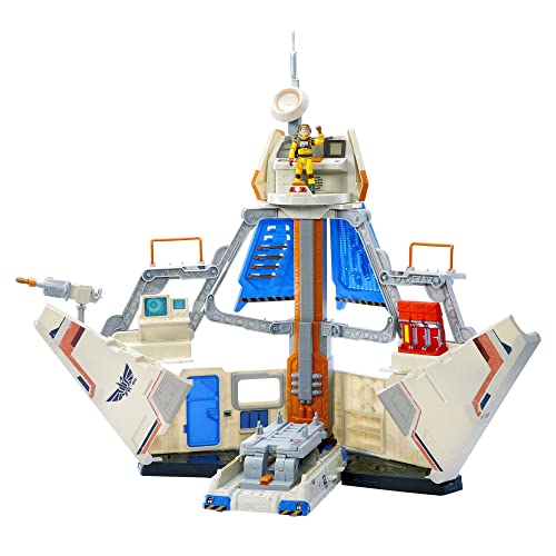 Disney and Pixar Lightyear Playset with Buzz Lightyear Action Figure and Vehicle Launch Ramp and Sounds, Ultimate Star Command Base ​​​ von Disney Pixar Lightyear