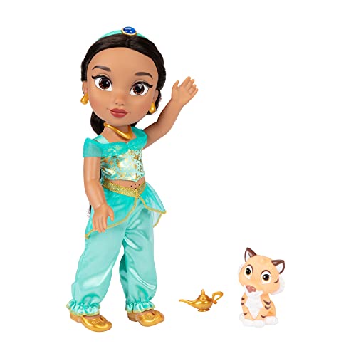 Disney Princess Singende Jasmin Puppe 35 cm, singt „A Whole New World“, inklusive Zubehör für zusätzlichen Spielspaß, perfekt für Mädchen ab 3 Jahren von Disney Princess