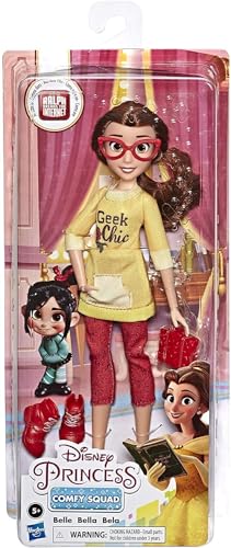 Disney Princess Comfy Squad Belle, Puppe zum Film Chaos im Netz mit Freizeit-Outfit und Zubehör Disney Princess Comfy Squad Belle, Puppe zum Film Chaos im Netz mit Freizeit-Outfit und Zubehör von Disney Princess