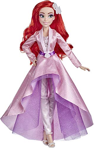 Disney Prinzessin Style Serie 07 Arielle, moderne Modepuppe mit Ohrringen und Schuhen, für Mädchen ab 6 Jahren von Hasbro Disney Prinzessinnen