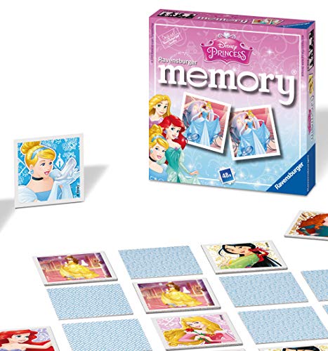 Ravensburger Disney Princess Mini-Memory-Spiel für Kinder ab 3 Jahren von Ravensburger