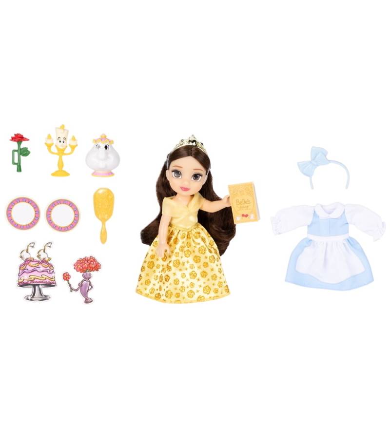 Disney Princess Puppe - 15 cm - Sei unser Gast Belle - Disney Princess - One Size - Puppen Disney Princess Puppe - 15 cm - Sei unser Gast Belle - Disney Princess - One Size - Puppen von Disney Princess