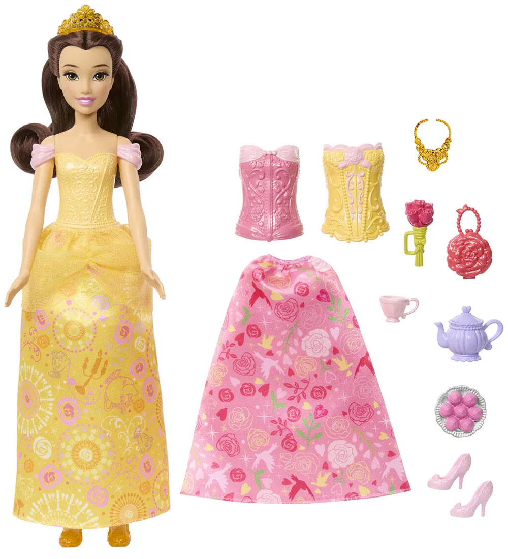 Disney Princess Puppe - 2-I-1 - 31 cm - Geschichtenerzählen Bell - Disney Princess - One Size - Puppen Disney Princess Puppe - 2-I-1 - 31 cm - Geschichtenerzählen Bell - Disney Princess - One Size - Puppen von Disney Princess
