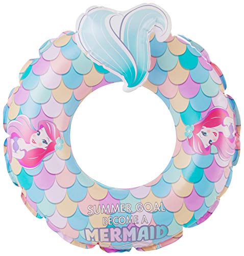 Disney Prinzessin Disney Ariel Outdoor Aufblasbarer Schwimmring, Pool Schwimmer, Wasser Spaß Sommer Strand Spielzeug für Kinder, Mehrfarbig von Disney Princess