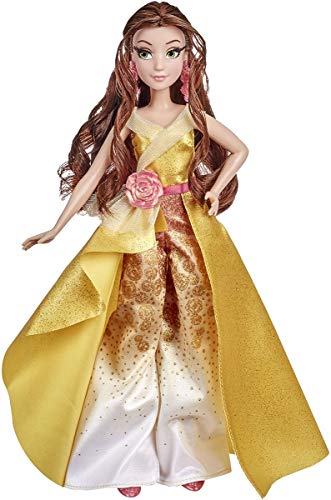 Disney Prinzessin Style Serie 08 Belle, Moderne Modepuppe mit Accessoires, für Mädchen ab 6 Jahren von Disney Princess