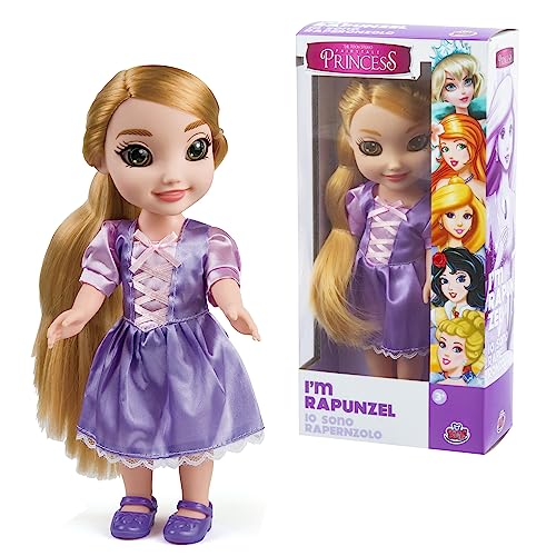FAIRYTALE PRINCESS, Puppe 25 cm, mit Prinzessin Outfit und Zubehör, Rapunzel, Spielzeug für Kinder ab 3 Jahren, FAT002 FAIRYTALE PRINCESS, Puppe 25 cm, mit Prinzessin Outfit und Zubehör, Rapunzel, Spielzeug für Kinder ab 3 Jahren, FAT002 von FAIRYTALE PRINCESS