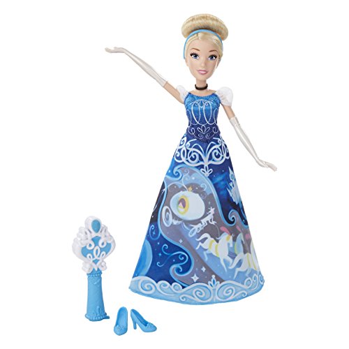 Hasbro Disney Prinzessin B5299ES0 - Cinderella in magischem Märchenkleid, Puppe von Disney Princess