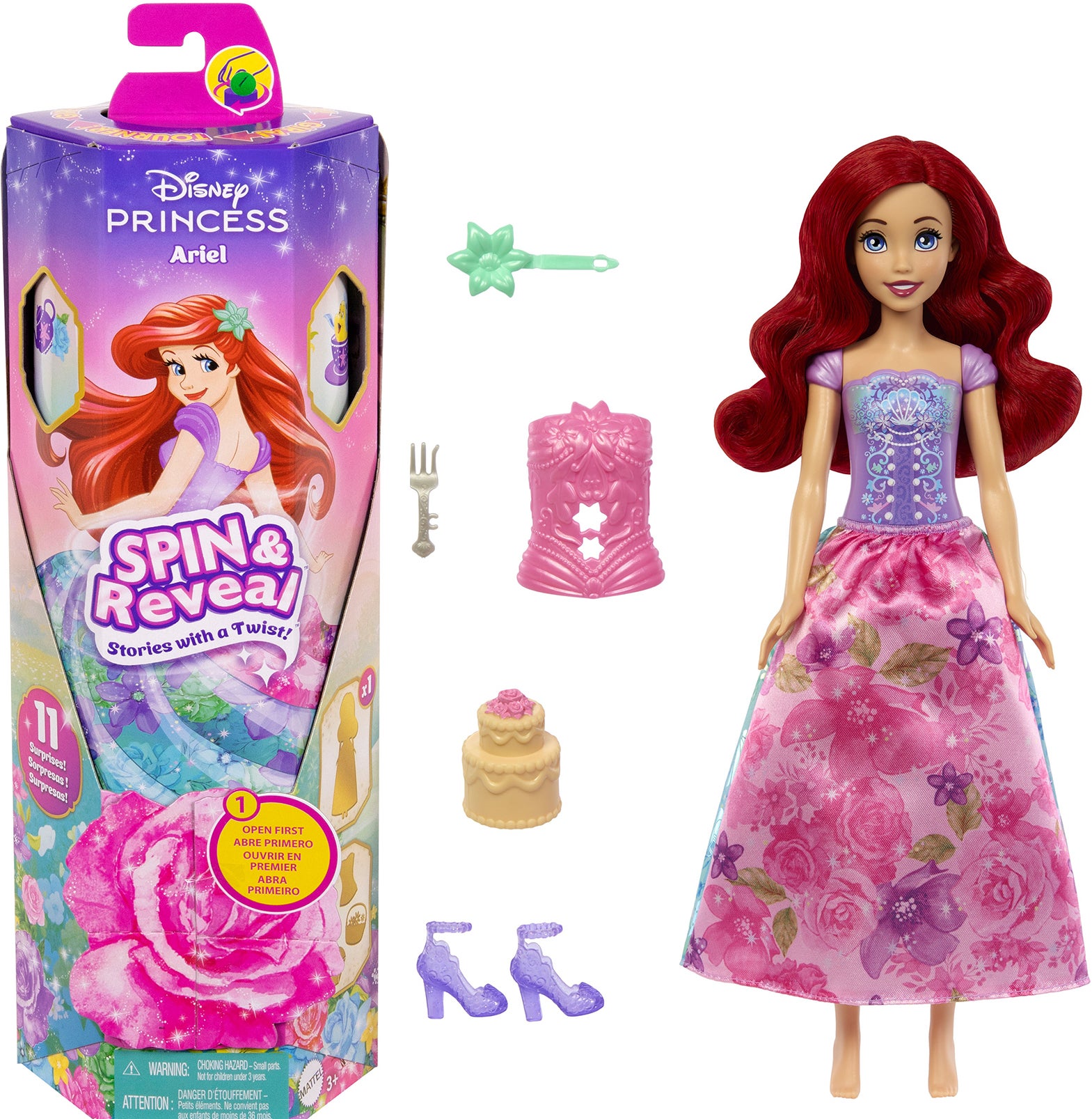 Disney Prinzessinnen Fashion Reveal Arielle Puppe von Disney Prinzessin
