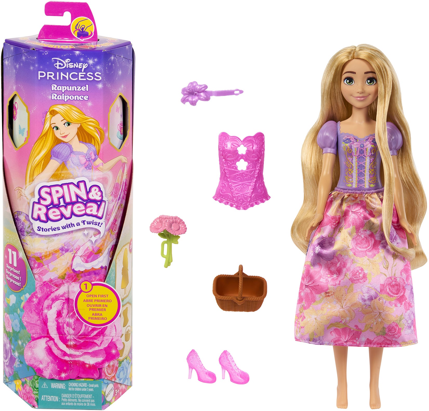 Disney Prinzessinnen Fashion Reveal Rapunzel Puppe Disney Prinzessinnen Fashion Reveal Rapunzel Puppe von Disney Prinzessin