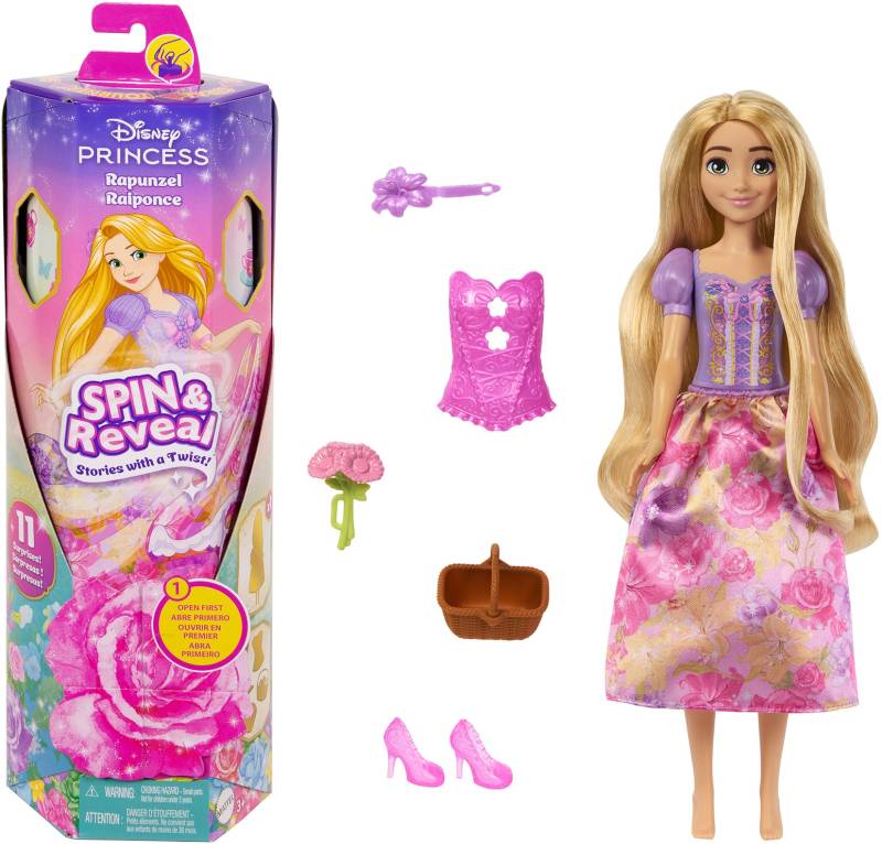 Disney Prinzessinnen Fashion Reveal Rapunzel Puppe von Disney Prinzessin