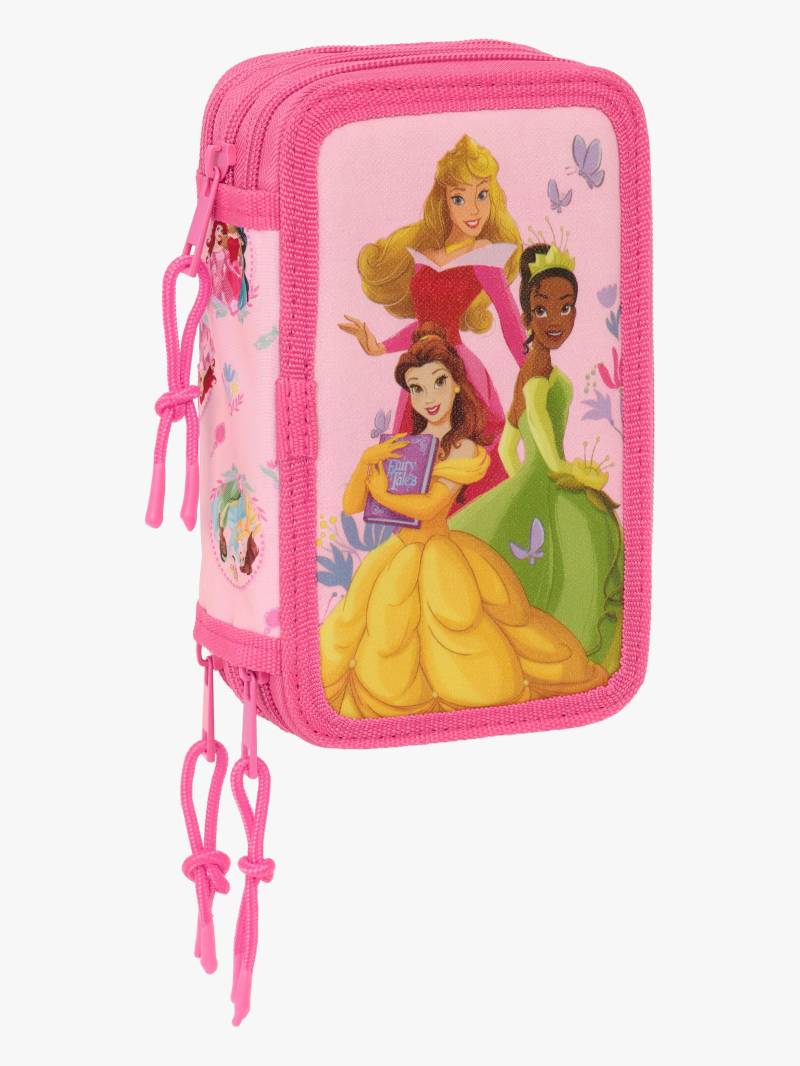 Disney Prinzessinnen Gefülltes Dreifach-Federmäppchen 37 Teile, Rosa von Disney Prinzessin