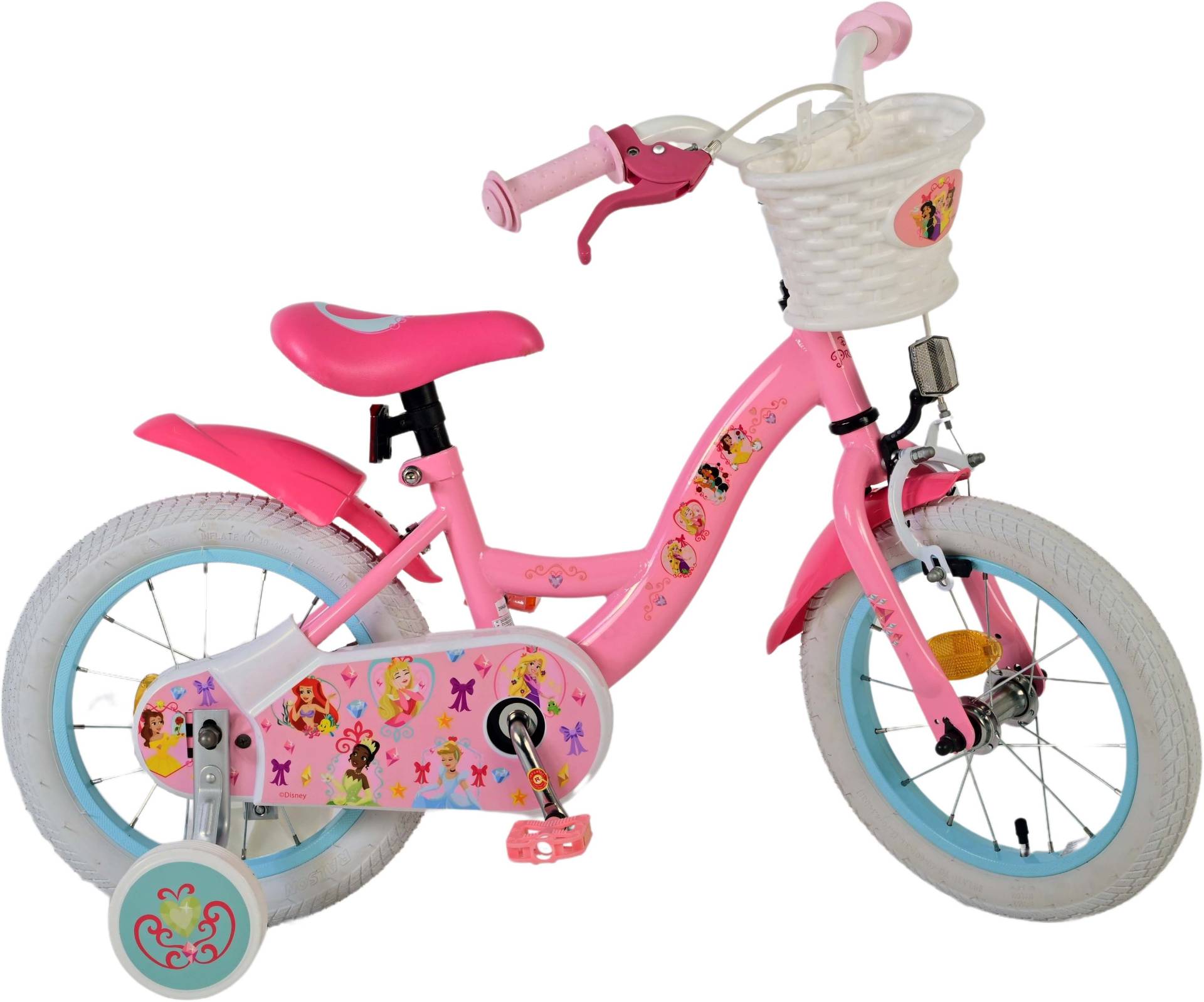 Disney Prinzessinnen Kinderfahrrad 14 Zoll, Rosa von Disney Prinzessin