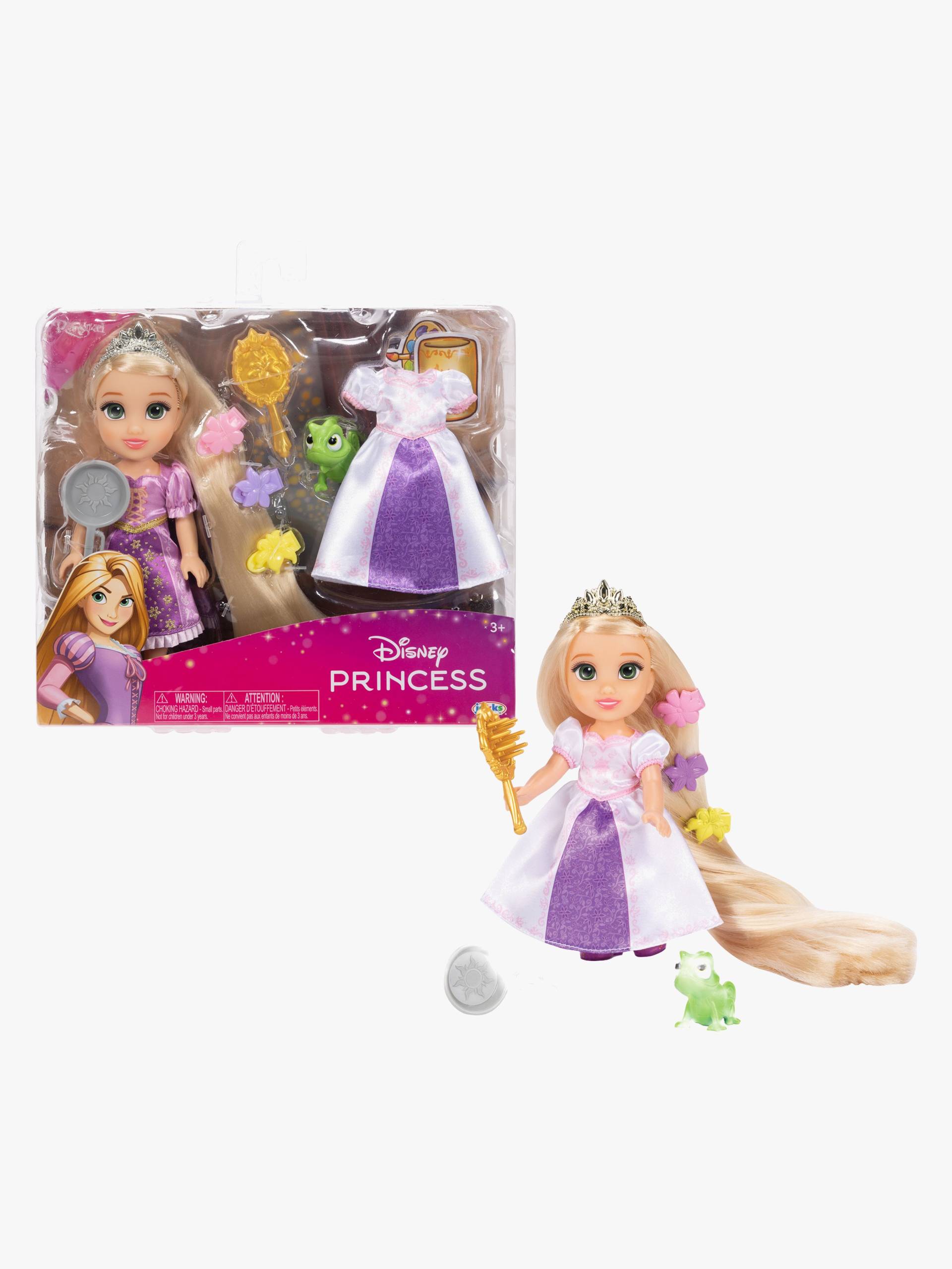 Disney Prinzessinnen Longest Hair Puppe Rapunzel 15 cm von Disney Prinzessin