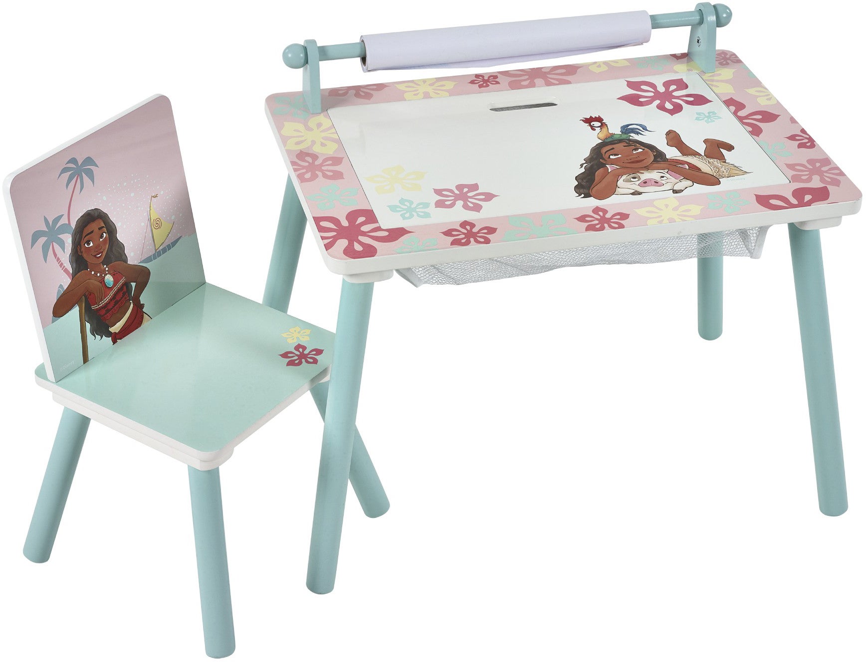 Disney Vaiana Schreibtisch mit Stuhl, Blau Disney Vaiana Schreibtisch mit Stuhl, Blau von Disney Prinzessin