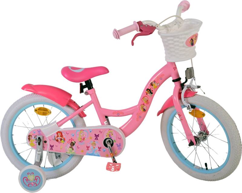 Volare Disney Princess Kinderfahrrad 16 Zoll, Rosa von Disney Prinzessin