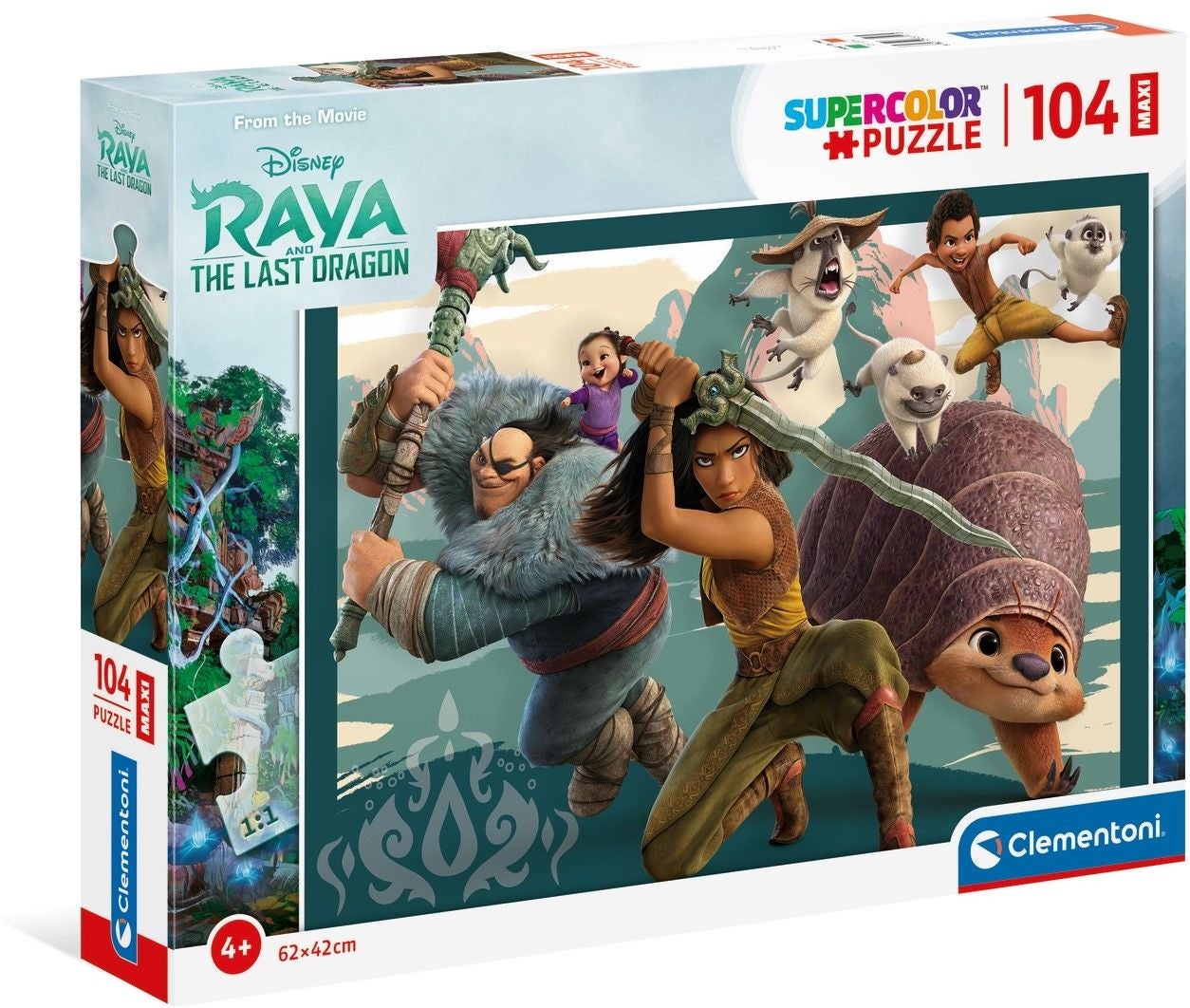 Disney Raya Puzzle Maxi, 104 Teile Disney Raya Puzzle Maxi, 104 Teile von Disney Raya