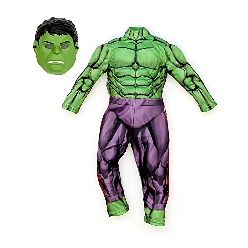 Disney Store Kinderkostüm Hulk, zweiteiliges Set, Maske und Ganzkörperanzug mit ausgepolsterten Muskelpartien, Kinderkostüm zum Verkleiden, perfektes Halloween- oder Karnevalskostüm Disney Store Kinderkostüm Hulk, zweiteiliges Set, Maske und Ganzkörperanzug mit ausgepolsterten Muskelpartien, Kinderkostüm zum Verkleiden, perfektes Halloween- oder Karnevalskostüm von Disney Store