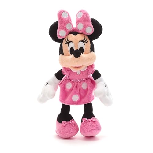 Disney Store Offizieller Minnie Mouse Mini-Bohnenbeutel, 23 cm, Kuscheliges Plüschtier für Kinder, Geeignet ab Geburt von Disney Store