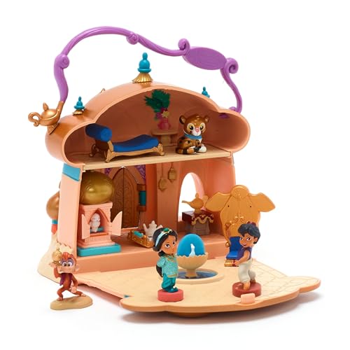 Disney Store Official - Aladdin - Prinzessin Jasmin - Palast-Spielset - Disney Animators' Collection Littles - 10 Teile - Palast von Agrabah - Mit Figuren von Abu, Radscha, der Wunderlampe und mehr Disney Store Official - Aladdin - Prinzessin Jasmin - Palast-Spielset - Disney Animators' Collection Littles - 10 Teile - Palast von Agrabah - Mit Figuren von Abu, Radscha, der Wunderlampe und mehr von Disney Store