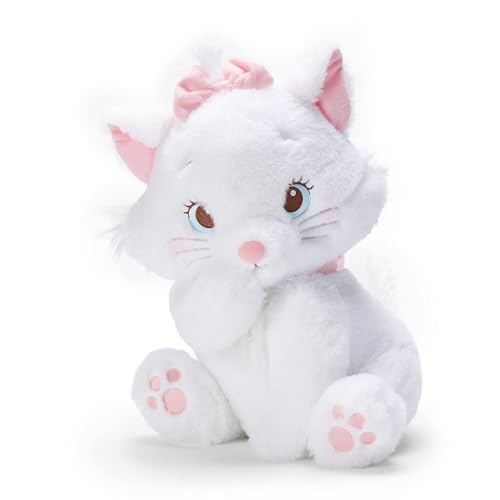 Disney Store Official - Aristocats - Marie - Kuscheltier - 30 cm/12" - Flauschiges weißes Plüsch-Kätzchen - Ab der Geburt geeignet - Ab 0 Jahren von Disney Store