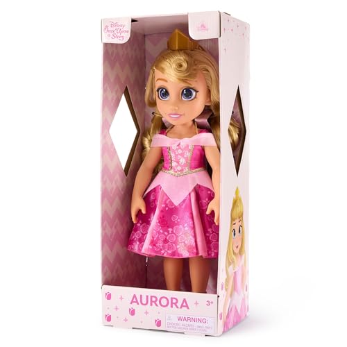 Disney Store Official - Dornröschen - Aurora - Puppe mit Spielzeughaarbürste - 40,5 cm/16" - Once Upon a Story Kollektion - Ab 3 Jahren von Disney Store