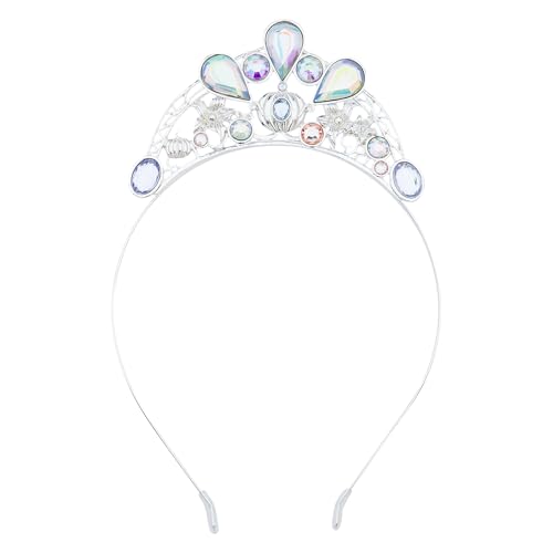 Disney Store Official - Cinderella - Diadem für Kinder - Kostüm-Accessoire mit silberfarbener Oberfläche, bunten Strasssteinen und Blumenfiligran von Disney Store