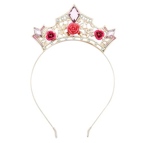 Disney Store Official - Dornröschen - Aurora - Diadem für Kinder - Kostüm-Accessoire mit goldfarbener Oberfläche, pinkfarbenen Rosen und rosafarbenen Strasssteinen Disney Store Official - Dornröschen - Aurora - Diadem für Kinder - Kostüm-Accessoire mit goldfarbener Oberfläche, pinkfarbenen Rosen und rosafarbenen Strasssteinen von Disney Store
