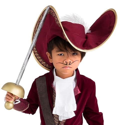 Disney Store Official Kapitän Haken Piratenhut - Accessoires für Kinderkostüme von Disney Store