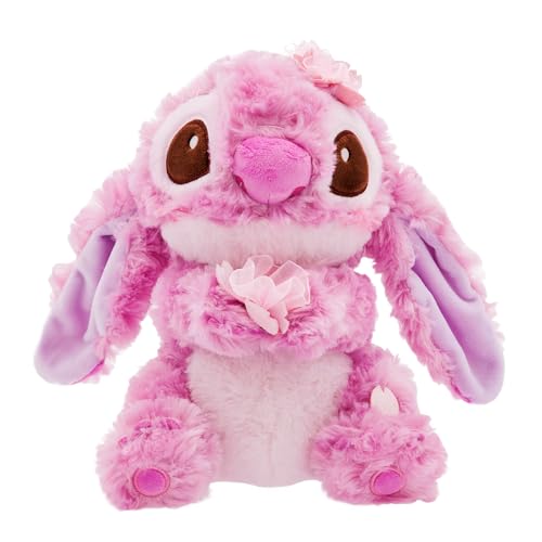 Disney Store Official - Lilo & Stitch - Stitch - Kuscheltier - 28 cm/10" - Sakura Kollektion - Rosa Alien-Kuscheltier mit Kirschblüten-Details - Ab der Geburt geeignet - Ab 0 Jahren von Disney Store
