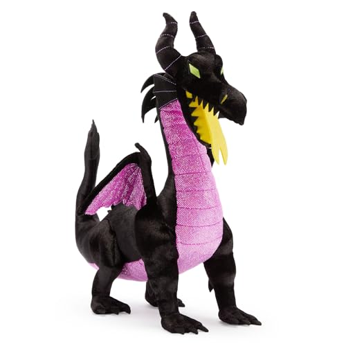 Disney Store Official - Dornröschen - Malefiz als Drache - Kuscheltier - 35 cm/14" - Schwarzer Plüsch-Drache - Ab der Geburt geeignet - Ab 0 Jahren von Disney Store