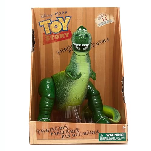 Disney Store Official - Pixars Toy Story - Rex - Interaktive sprechende Actionfigur - 34 cm/13" - T-Rex-Spielzeug - Über 15 englische Sätze - Interagiert mit Anderen Charakteren - Ab 3 Jahren Disney Store Official - Pixars Toy Story - Rex - Interaktive sprechende Actionfigur - 34 cm/13" - T-Rex-Spielzeug - Über 15 englische Sätze - Interagiert mit Anderen Charakteren - Ab 3 Jahren von Disney Store