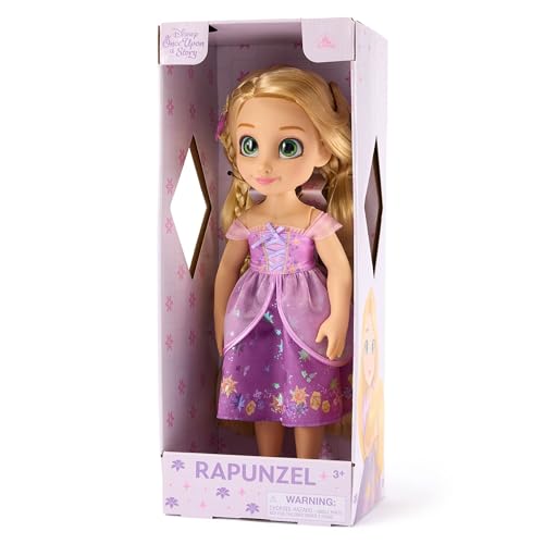Disney Store Official - Rapunzel - Neu verföhnt - Rapunzel - Puppe mit Spielzeughaarbürste - 40,5 cm/16" - Once Upon a Story Kollektion - Ab 3 Jahren von Disney Store