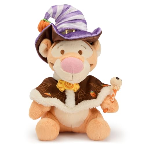 Disney Store Official - Halloween - Tigger - Kuscheltier - 25 cm/10" - Gruseliges Kostüm mit Umhang und Hut - Ab der Geburt geeignet - Ab 0 Jahren von Disney Store