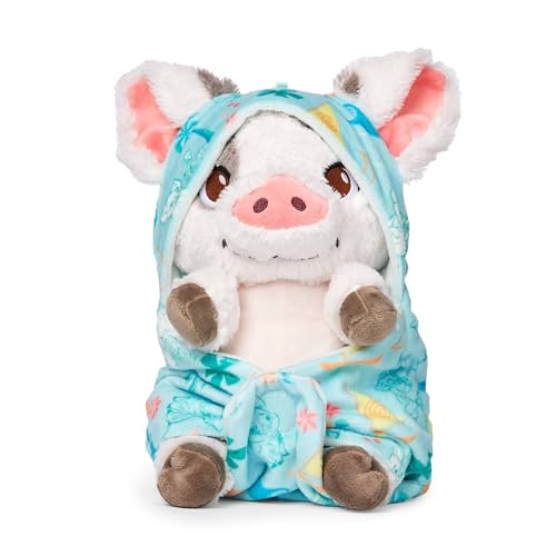 Disney Store Official - Vaiana - Baby Pua - Kuscheltier - 27 cm/11" - Baby-Schwein-Plüschtier mit Abnehmbarer Decke - Ab der Geburt geeignet - Ab 0 Jahren Disney Store Official - Vaiana - Baby Pua - Kuscheltier - 27 cm/11" - Baby-Schwein-Plüschtier mit Abnehmbarer Decke - Ab der Geburt geeignet - Ab 0 Jahren von Disney Store