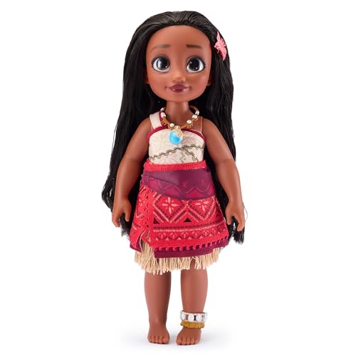 Disney Store Official - Vaiana - Puppe mit Spielzeughaarbürste - 40,5 cm/16" - Once Upon a Story Kollektion - Ab 3 Jahren von Disney Store